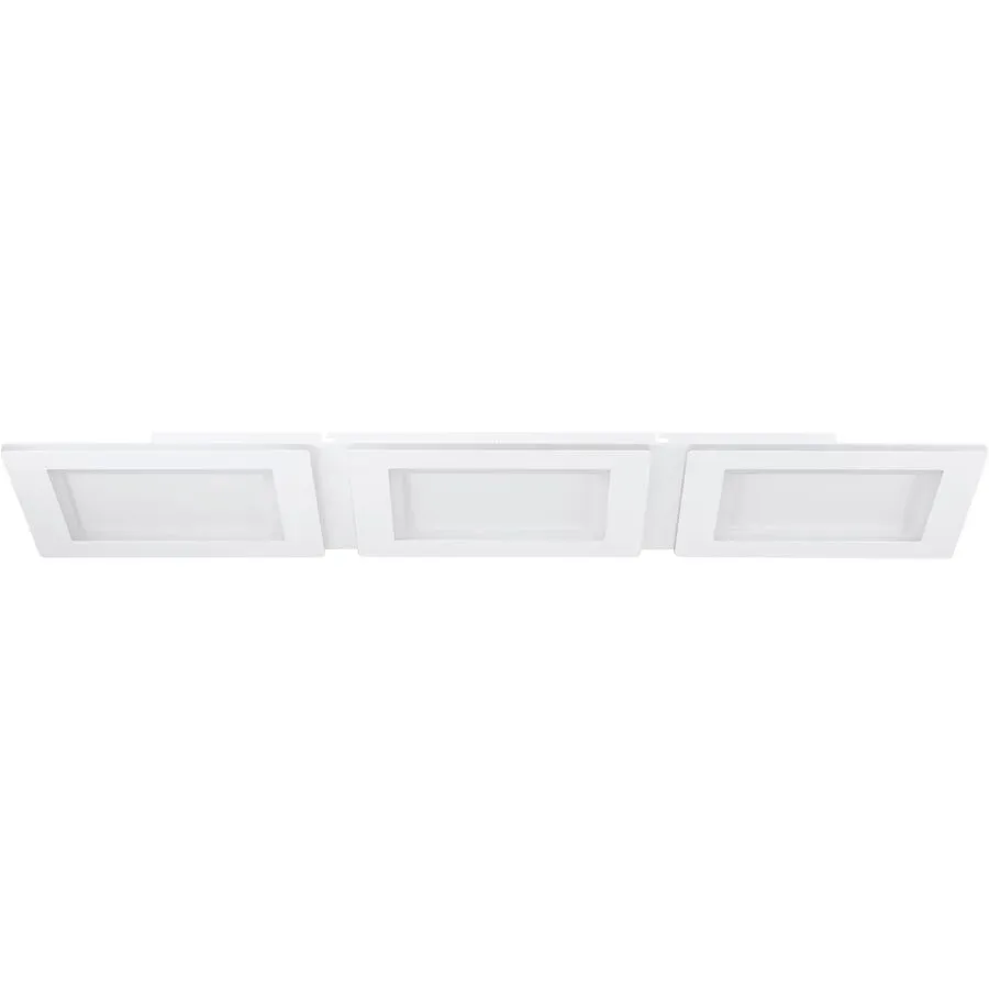 Eglo Deckenlampe Padrogiano-Z Weiss Stahl 30 cm 5 cm - LED - Lichtfarbe: Extra warmweiss - Kaltes Tagesweiss - Deckenlampe- LED Energiesparlampe