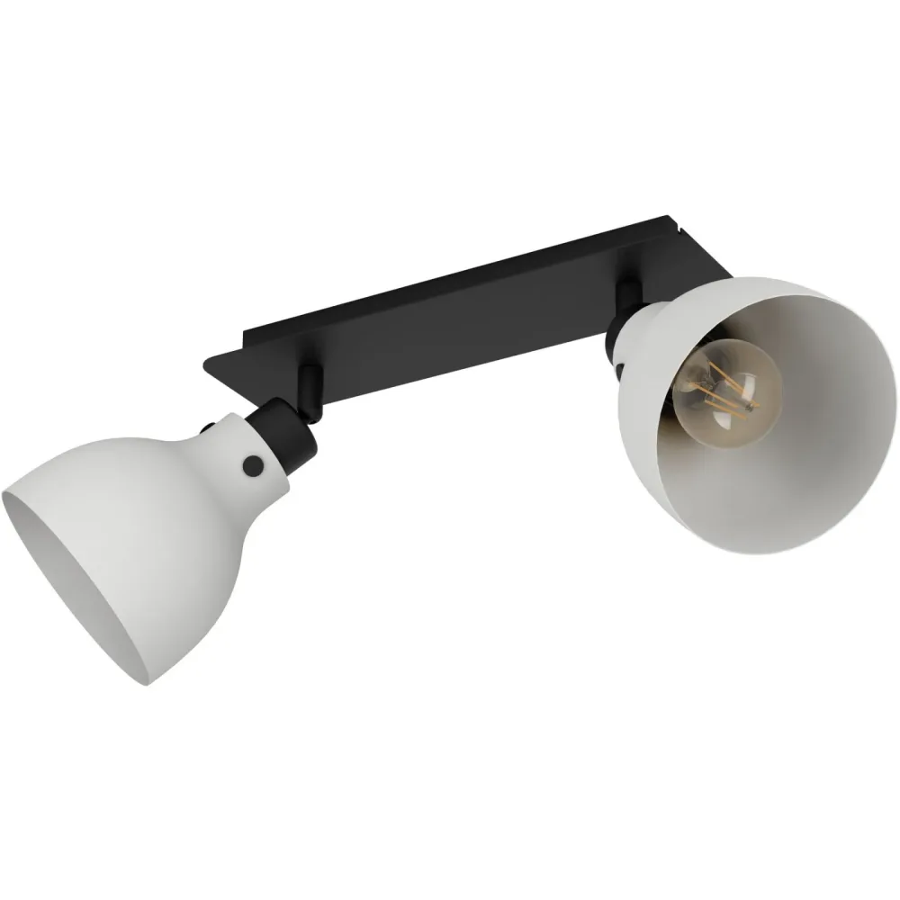 Eglo Spot Matlock Grau/Schwarz Stahl/Holz 14.5 cm 22.5 cm - Material: Holz/Stahl - Spot