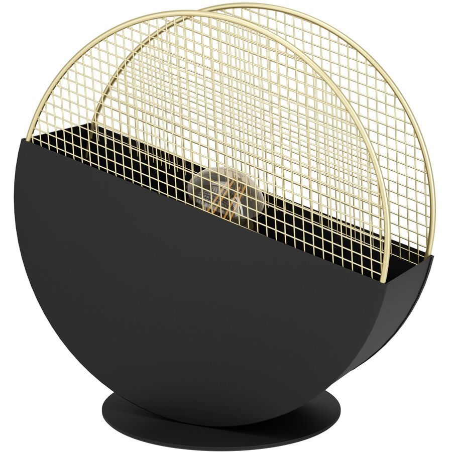 Eglo Tischlampe Mumbles Gold/Schwarz Stahl 9 cm 28.5 cm - Farbe: schwarz-gold - Tischlampe