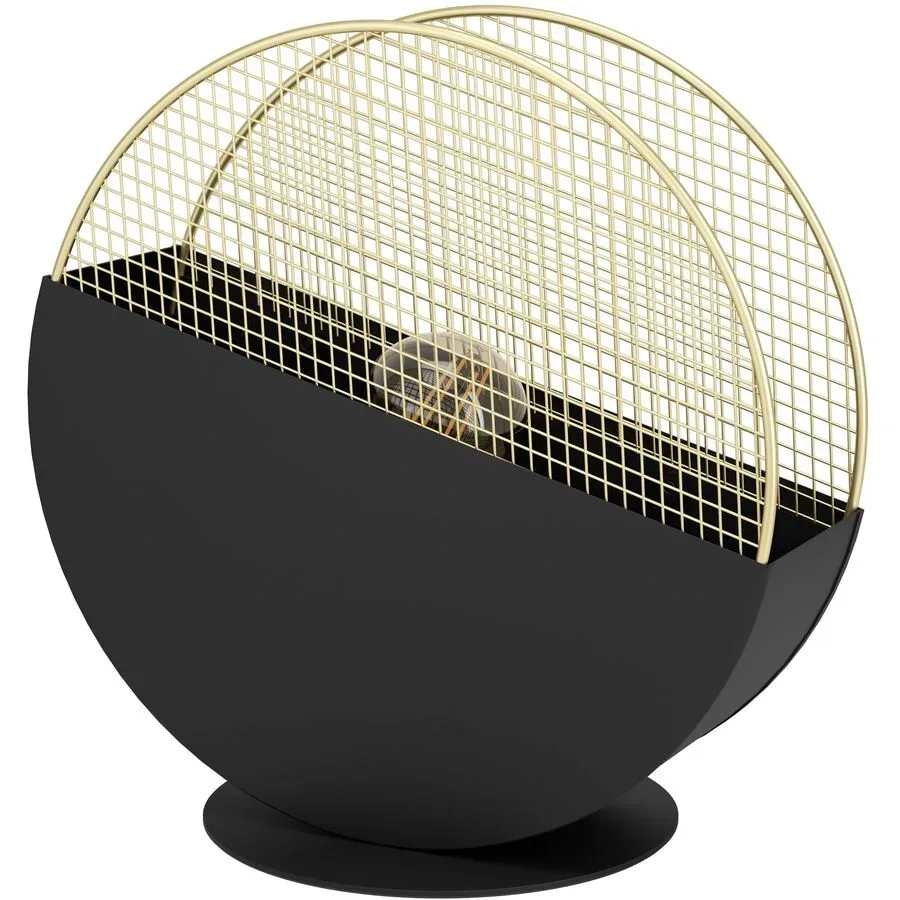 Eglo Tischlampe Mumbles Gold/Schwarz Stahl 9 cm 28.5 cm - Farbe: schwarz-gold - Tischlampe