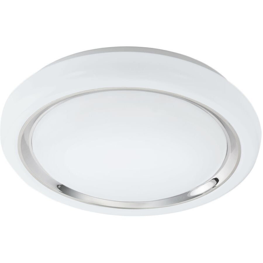Eglo Wandlampe Capasso Weiss Stahl 34 cm 6.5 cm - LED - Lichtfarbe: Warmweiss - Wandlampe- LED Energiesparlampe