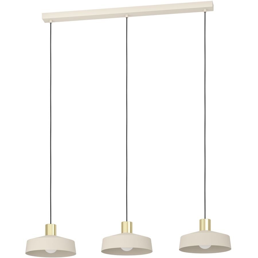 Eglo Pendellampe Valdiola Beige Stahl 23 cm 110 cm - Farbe: sand - Pendellampe