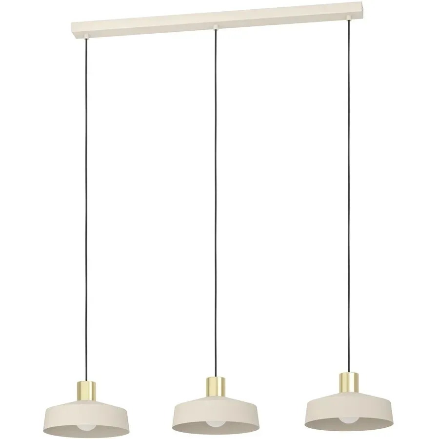 Eglo Pendellampe Valdiola Beige Stahl 23 cm 110 cm - Farbe: sand - Pendellampe