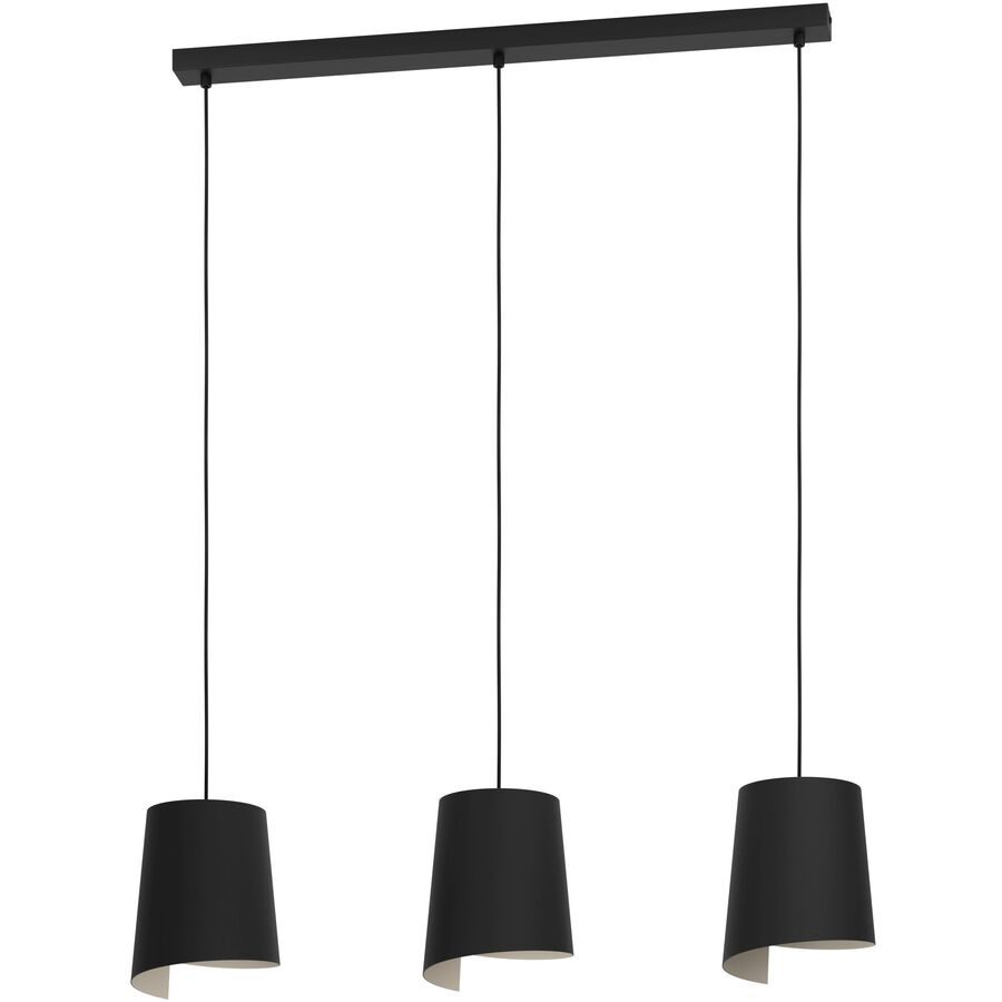 Eglo Pendellampe Bolivia Schwarz Stahl 18 cm 110 cm - Pendellampe