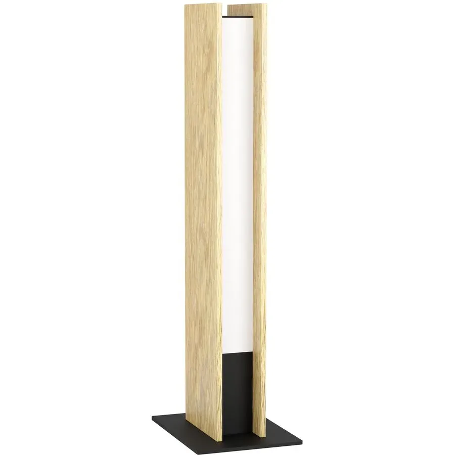Eglo Tischlampe Anchorena-Z Braun/Schwarz Stahl/Holz 5.5 cm 46.5 cm - LED - Lichtfarbe: Extra warmweiss - Kaltes Tagesweiss - Material: Holz/Stahl -