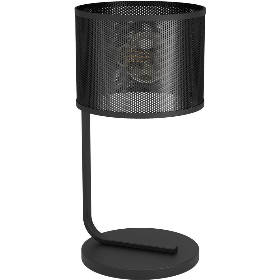Eglo Tischlampe Manby Schwarz Stahl 24 cm 48.5 cm - Tischlampe