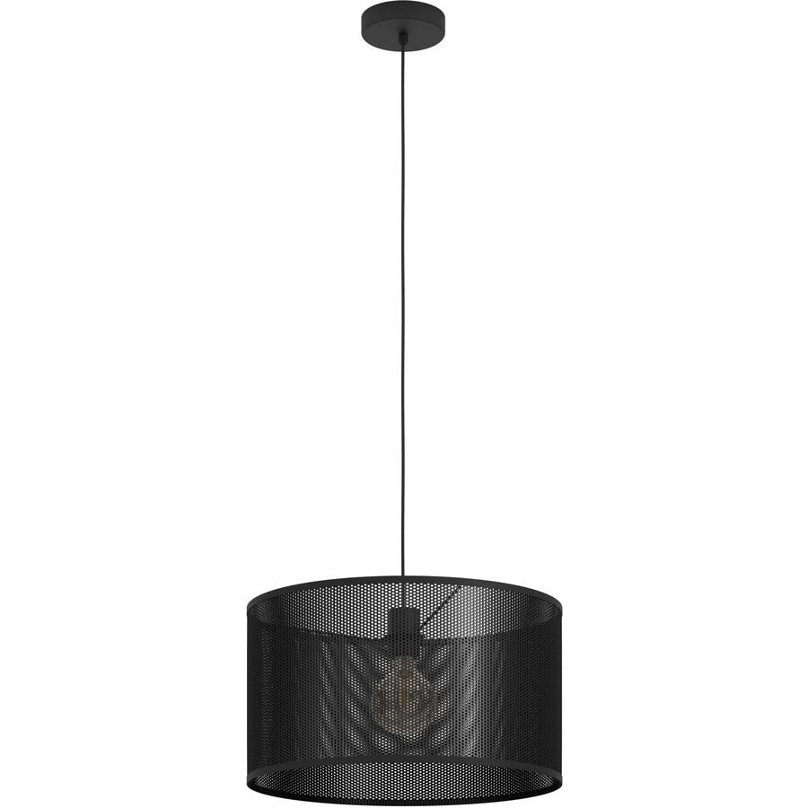 Eglo Pendellampe Manby Schwarz Stahl 45 cm 110 cm - Pendellampe