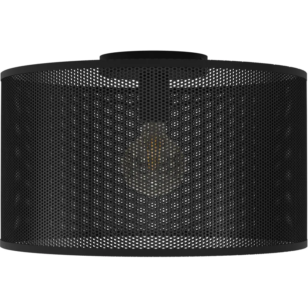 Eglo Deckenlampe Manby Schwarz Stahl 45 cm 28 cm - Deckenlampe
