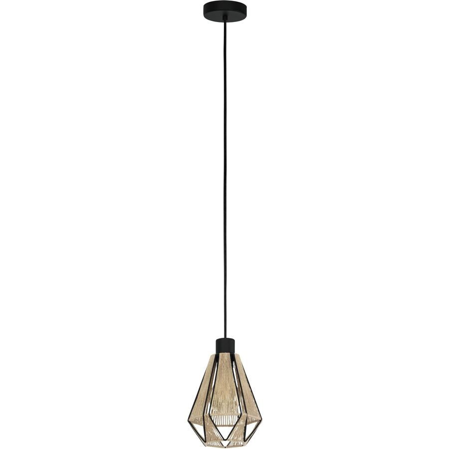 Eglo Pendellampe Adwickle Schwarz Stahl 14.5 cm 110 cm - Pendellampe