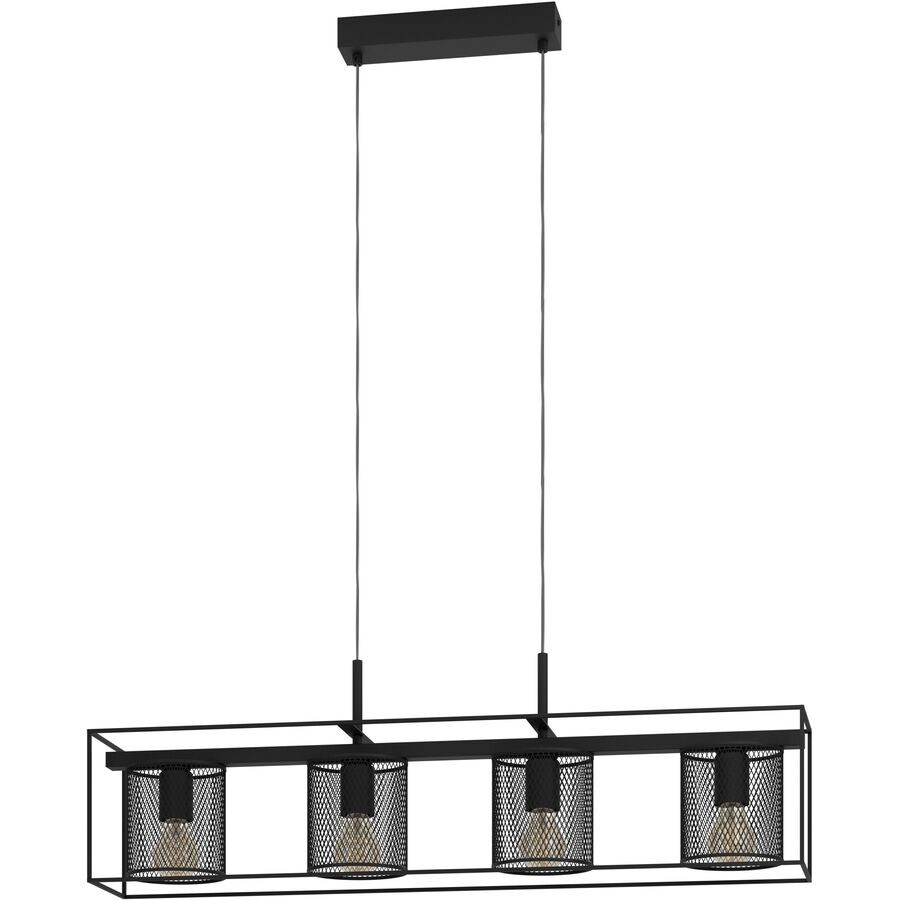 Eglo Pendellampe Catterick Schwarz Stahl 16.5 cm 110 cm - Pendellampe