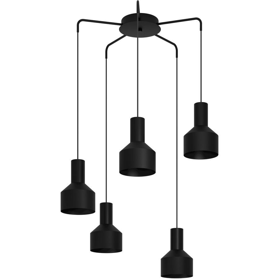 Eglo Pendellampe Casibare Schwarz Stahl 71 cm 150 cm - Pendellampe