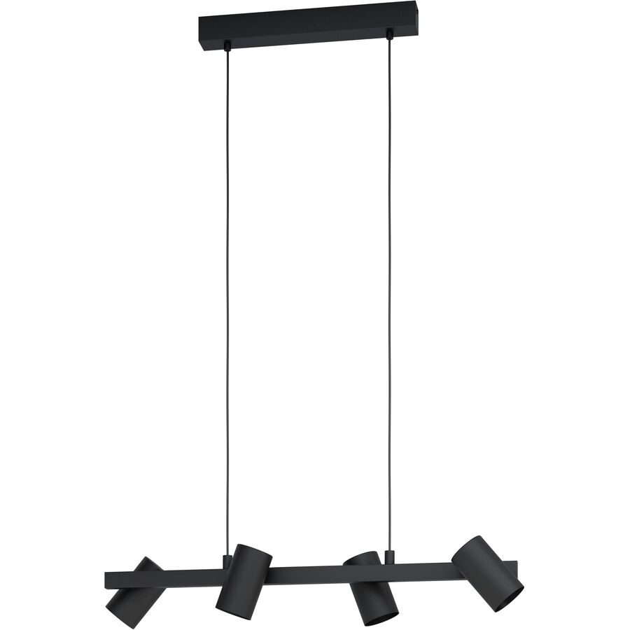 Eglo Pendellampe Gatuela 1 Schwarz Stahl 19 cm 110 cm - Pendellampe