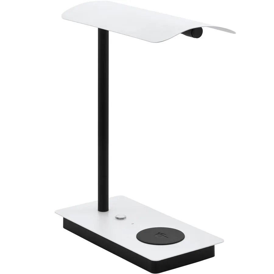 Eglo Tischlampe Arenaza Schwarz/Weiss Stahl/Kunststoff 13 cm 32 cm - LED - Lichtfarbe: Warmweiss - Material: Kunststoff/Stahl - Tischlampe- LED