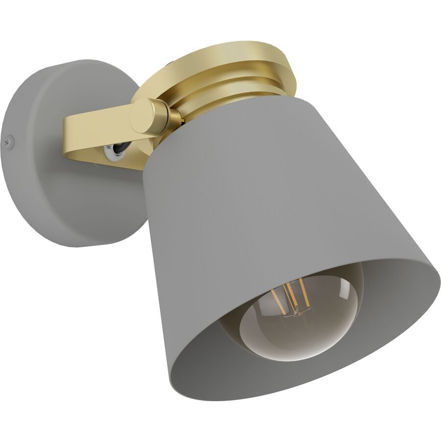 Eglo Spot Twicken Gold/Grau Stahl 15 cm 20 cm - Spot