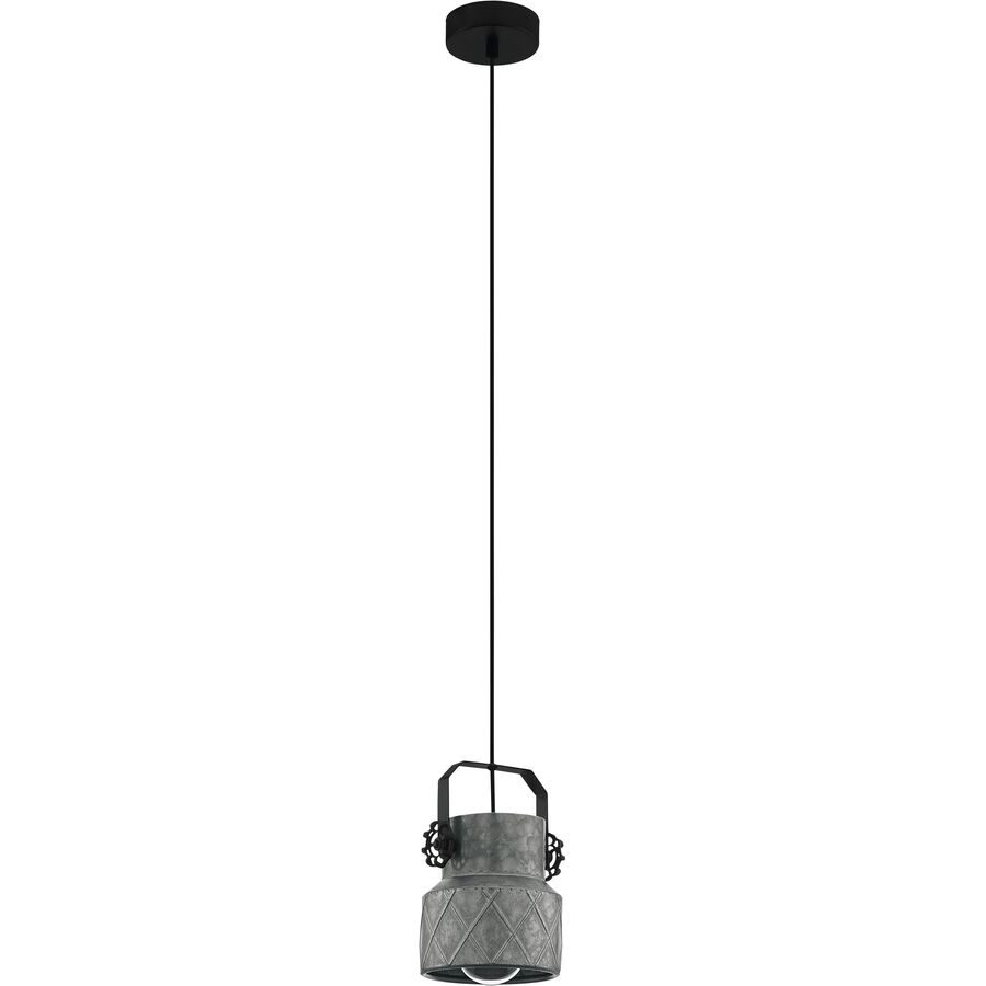 Eglo Pendellampe Hilcott Schwarz Stahl 14.5 cm 110 cm - Pendellampe