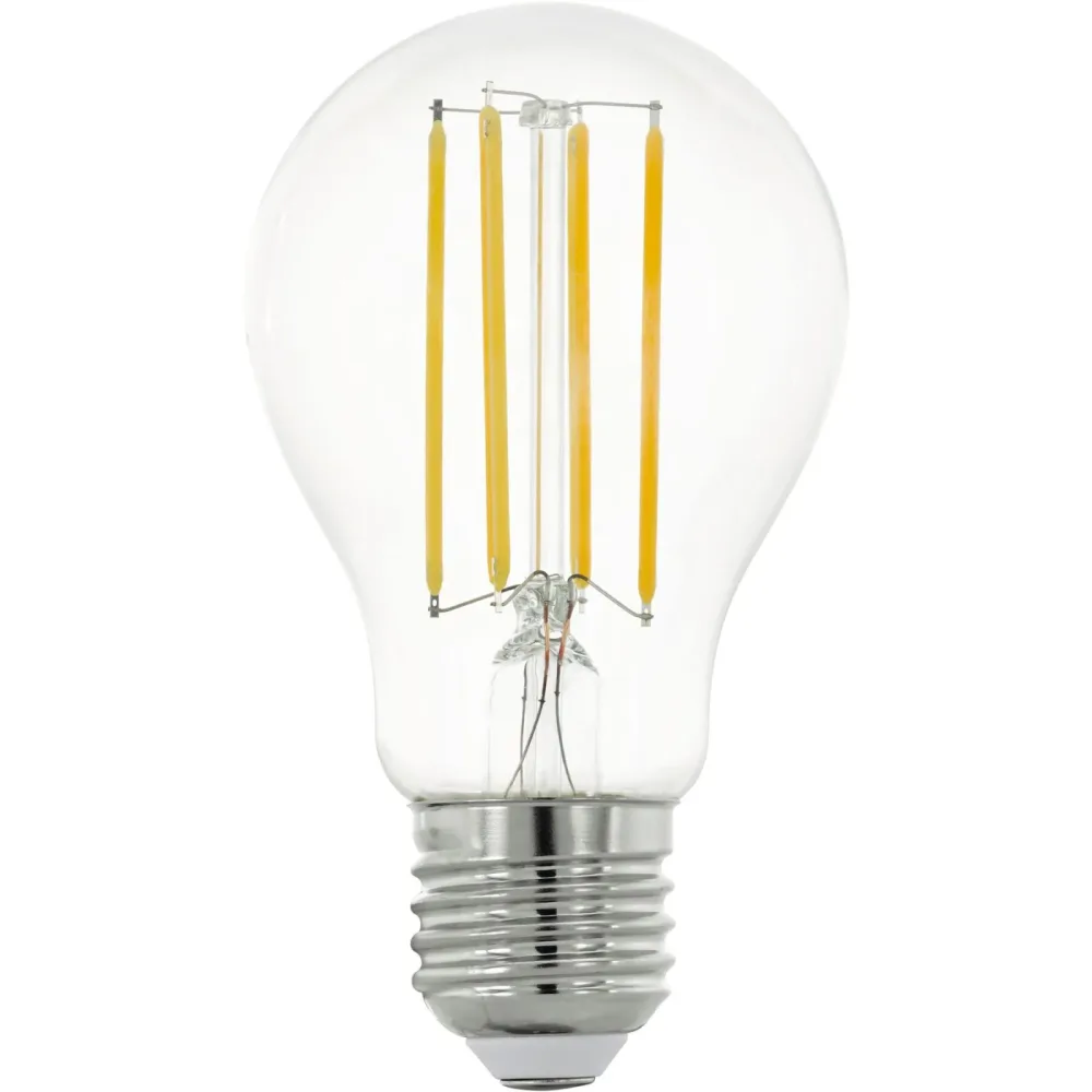 Eglo Leuchtmittel LEDE27 Glas E27 6 W - Farbe: Transparent - LED - Lichtfarbe: Helles Neutralweiss - Leuchtmittel- LED Leuchtmittel