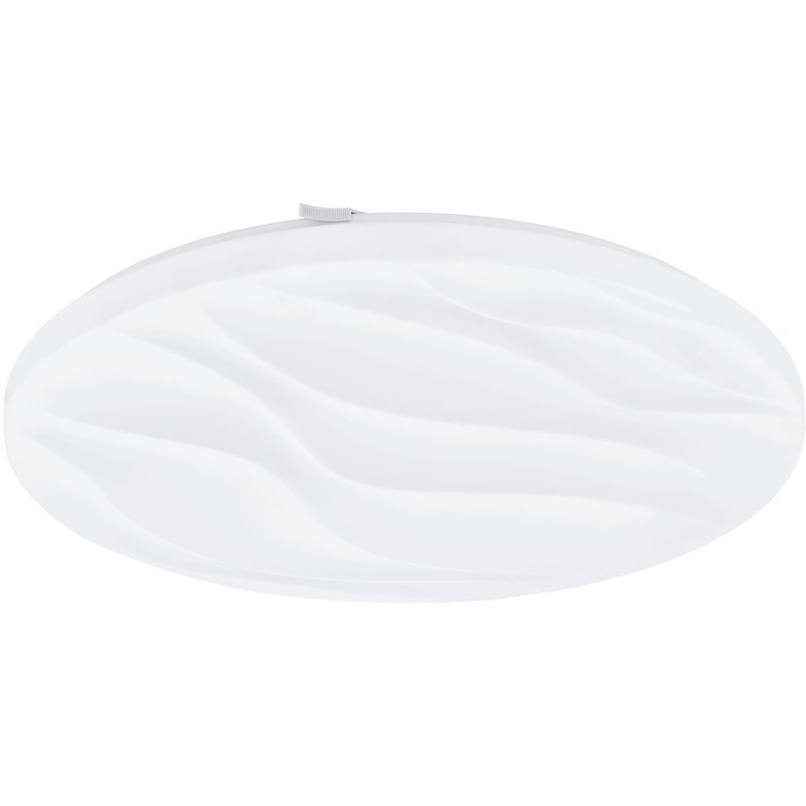 Eglo Deckenlampe Benariba Weiss Stahl 44 cm 7 cm - LED - Lichtfarbe: Warmweiss - Deckenlampe- LED Energiesparlampe