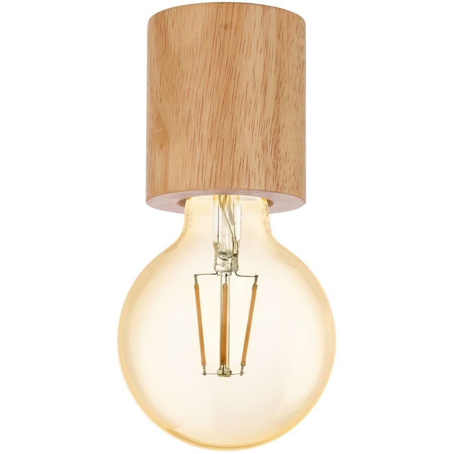Eglo Deckenlampe Turialdo Braun Holz 7 cm 8 cm - Deckenlampe