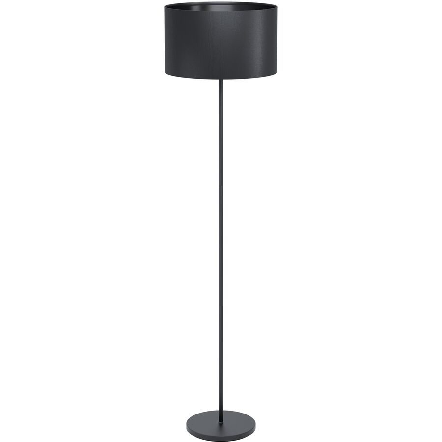 Eglo Stehlampe Maserlo 1 Schwarz Stahl 38 cm 151.5 cm - Stehlampe