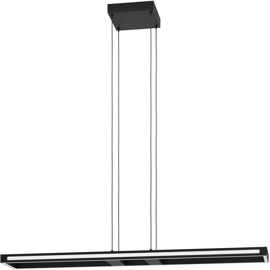 Eglo Pendellampe Salvilanas-Z Schwarz Aluminium/Stahl 20 cm 110 cm - LED - Lichtfarbe: Extra warmweiss - Kaltes Tagesweiss - Pendellampe- LED