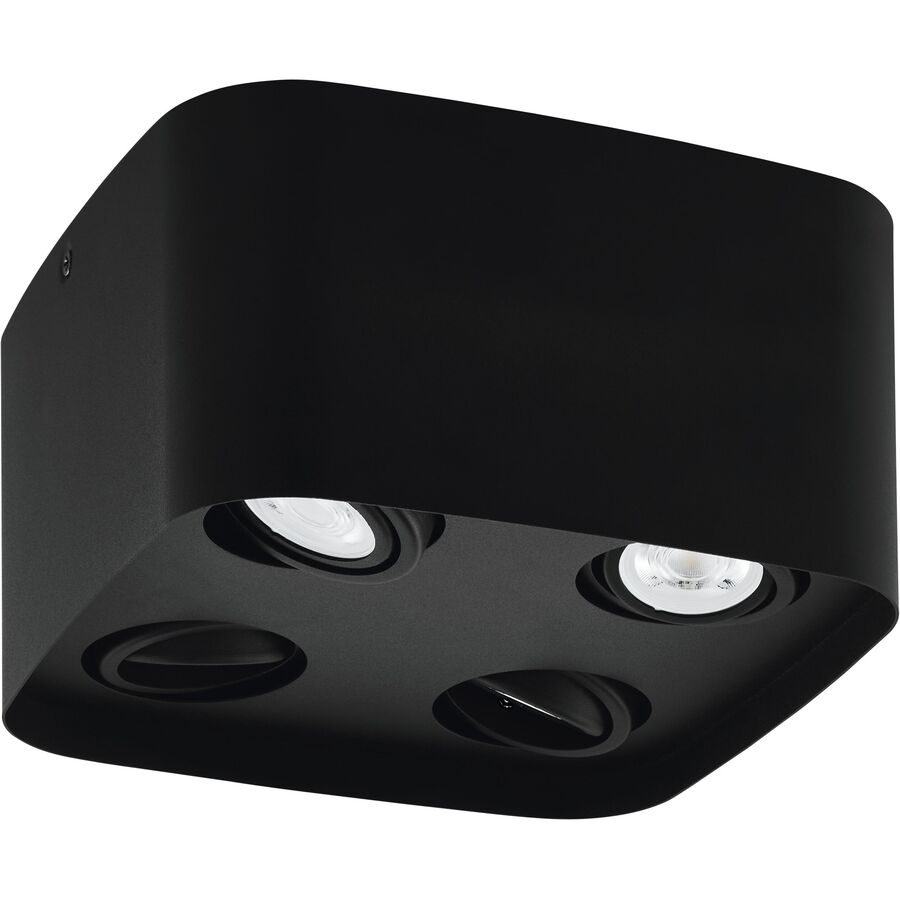 Eglo Deckenlampe Caminales-Z Schwarz Stahl 24 cm 12 cm - LED - Deckenlampe- LED Energiesparlampe