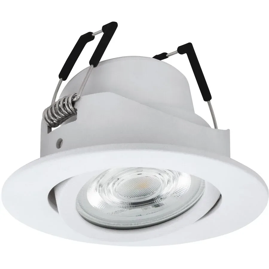 Eglo Spot Saliceto-Z Weiss Aluminium 8.8 cm 4.6 cm - LED - Lichtfarbe: Extra warmweiss - Kaltes Tagesweiss - Spot- LED Energiesparlampe