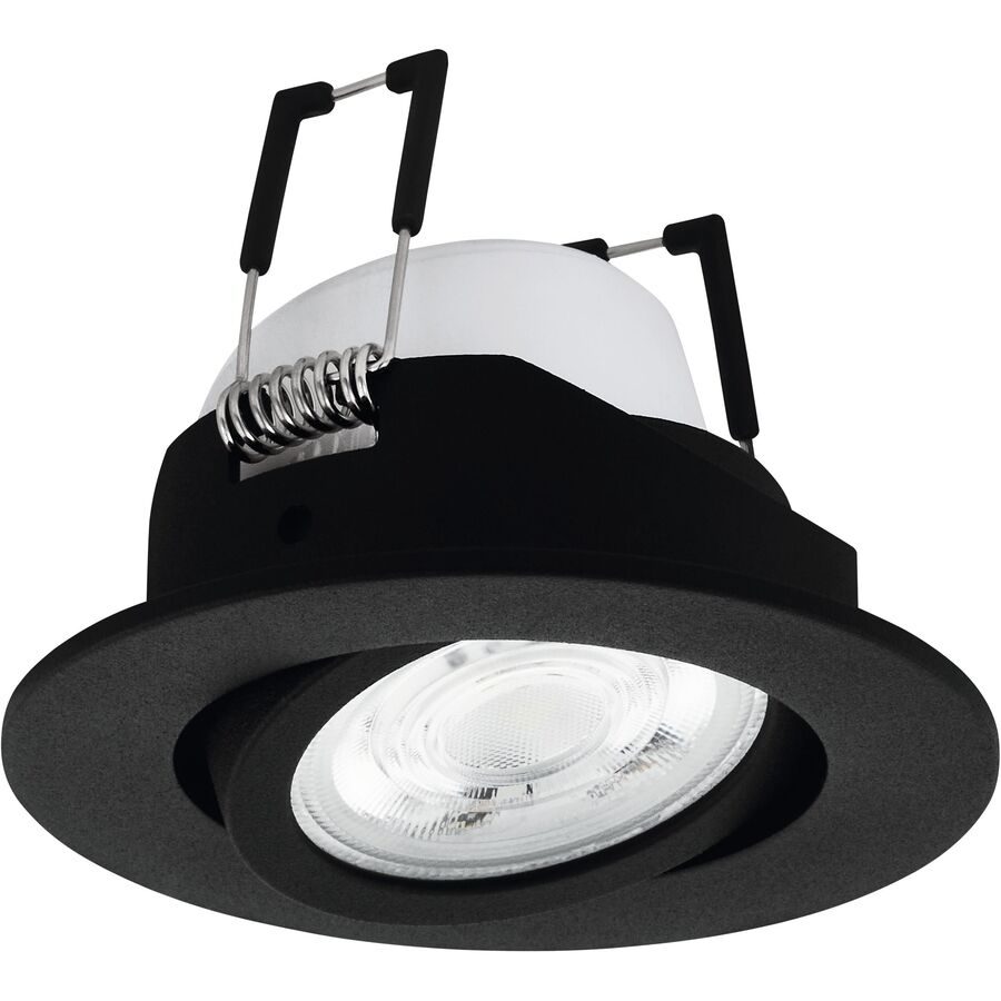 Eglo Spot Saliceto-Z Schwarz Aluminium 8.8 cm 4.6 cm - LED - Lichtfarbe: Extra warmweiss - Kaltes Tagesweiss - Spot- LED Energiesparlampe