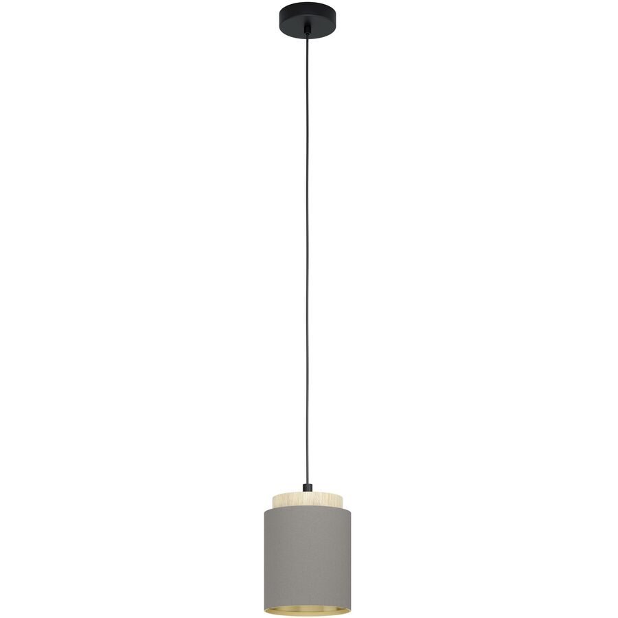 Eglo Pendellampe Albariza Braun/Schwarz Stahl/Holz 16 cm 110 cm - Material: Holz/Stahl - Pendellampe