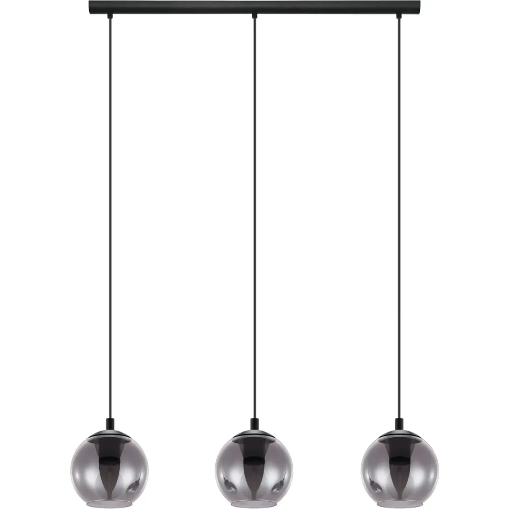 Eglo Pendellampe Ariscani Schwarz Stahl 16.5 cm 110 cm - Pendellampe
