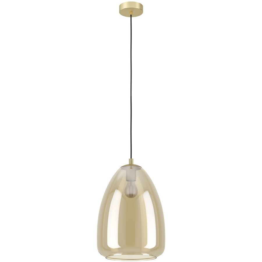 Eglo Pendellampe Alobrase Stahl 30 cm 110 cm - Farbe: messing - Pendellampe