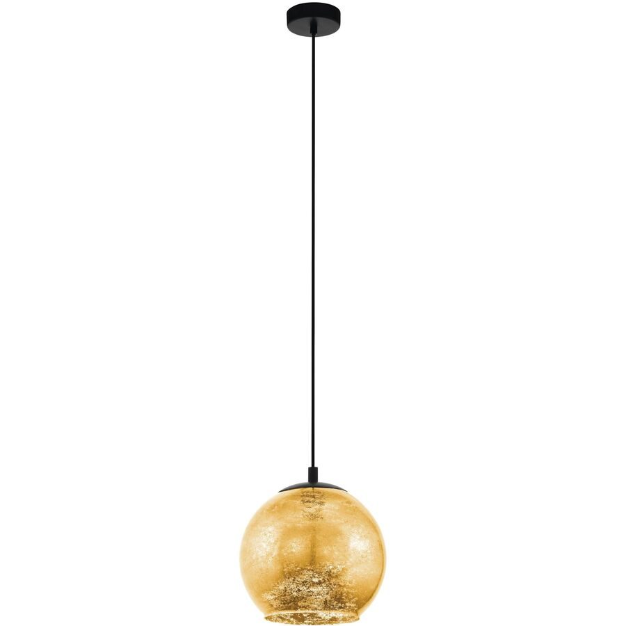 Eglo Pendellampe Albaraccin Schwarz Stahl 27 cm 110 cm - Pendellampe