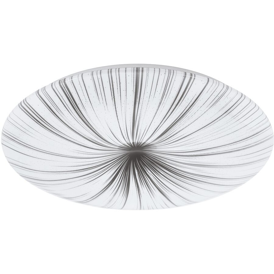 Eglo Deckenlampe Nieves Weiss Stahl 51 cm 7 cm - LED - Lichtfarbe: Warmweiss - Deckenlampe- LED Energiesparlampe
