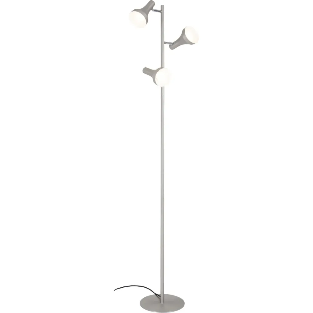Stehlampe Dea Grau Metall 26 cm 160 cm - Stehlampe