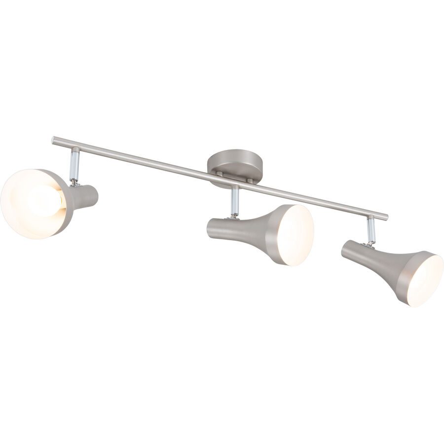 Spot Dea Grau Metall 60 cm 16.8 cm - Farbe: Nickel matt - Spot