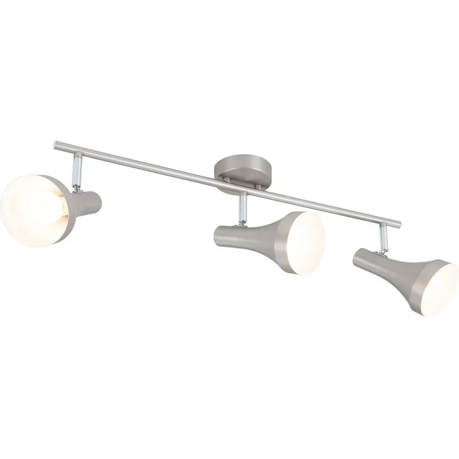 Spot Dea Grau Metall 60 cm 16.8 cm - Farbe: Nickel matt - Spot