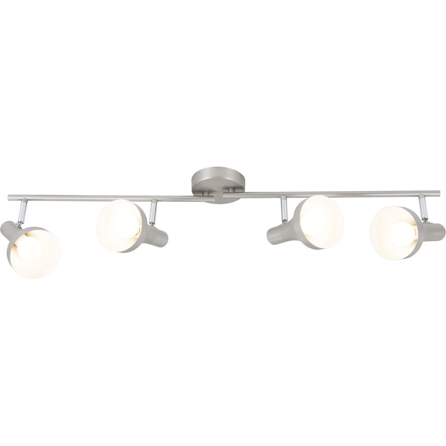 Spot Dea Grau Metall 86.5 cm 16.5 cm - Farbe: Nickel matt - Spot