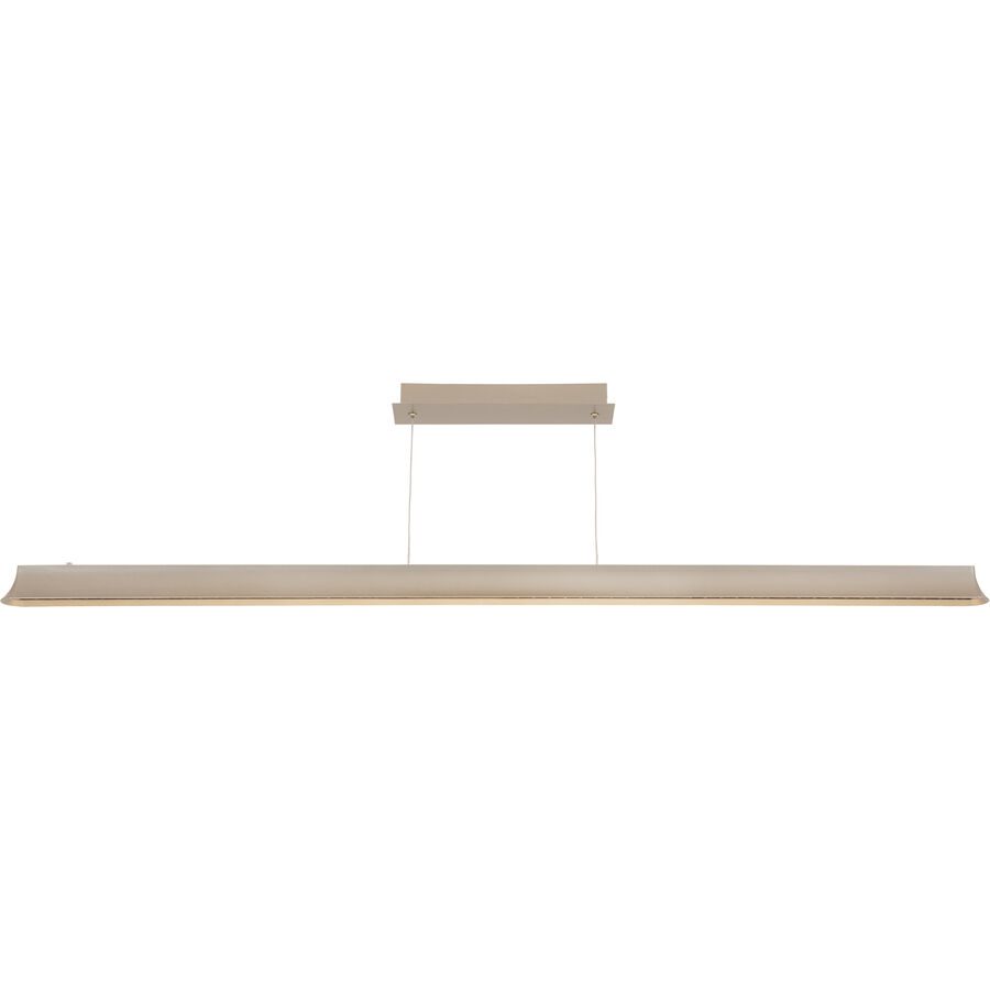 Pendellampe Gambia Grau Metall 154 cm 120 cm - LED - Lichtfarbe: Extra warmweiss - Helles Neutralweiss - Pendellampe- LED Energiesparlampe
