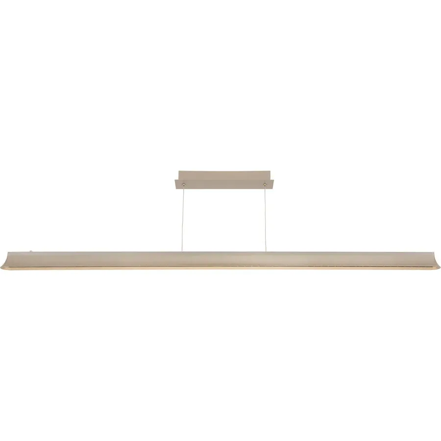 Pendellampe Gambia Grau Metall 154 cm 120 cm - LED - Lichtfarbe: Extra warmweiss - Helles Neutralweiss - Pendellampe- LED Energiesparlampe