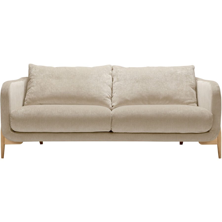 Sofa Leya Beige Stoff 175 cm 97 cm - Farbe: natur - Sofa