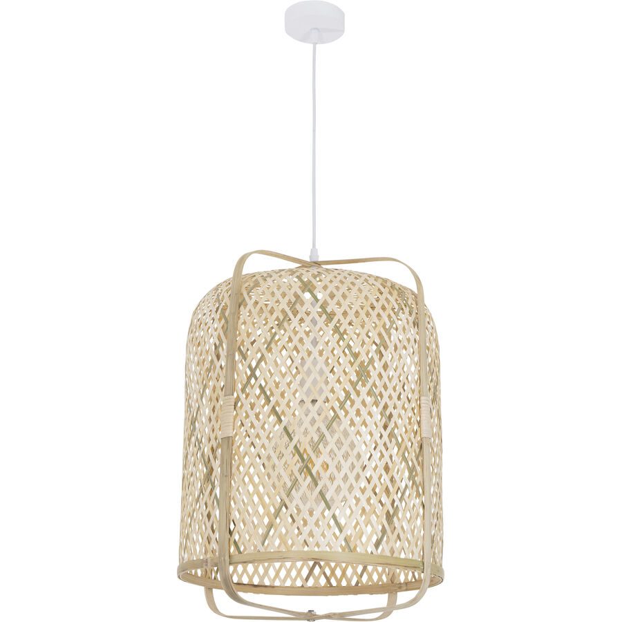 Pendellampe Tigris Braun Bambus 35 cm 120 cm - Farbe: natur - Pendellampe