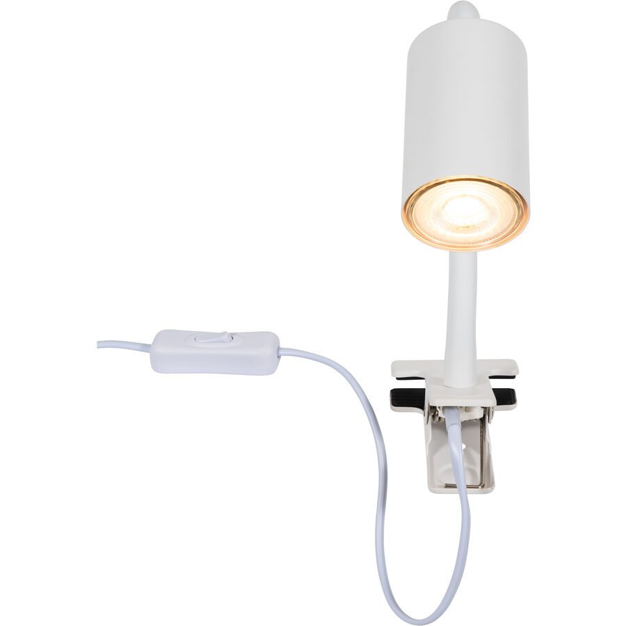 Bürolampe Morris Weiss Eisen 10 cm 41.5 cm - Bürolampe