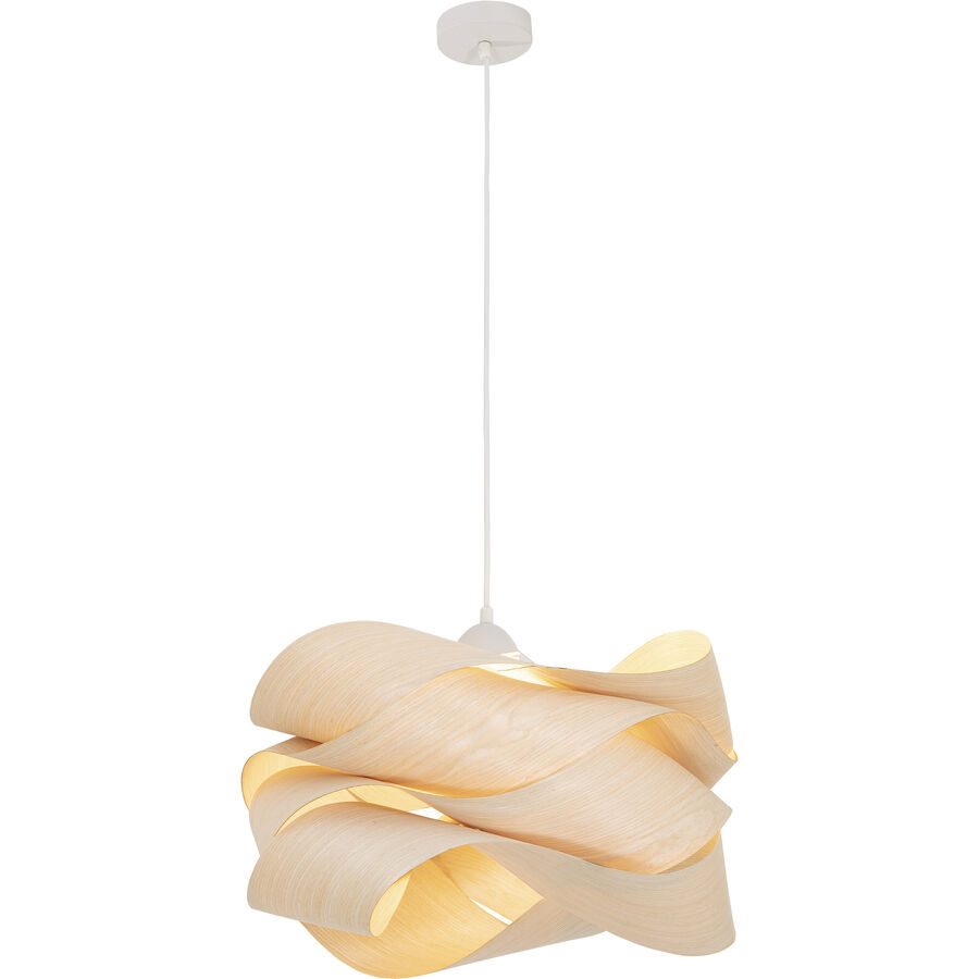 Pendellampe Phoenix Braun Holz 42 cm 134 cm - Farbe: natur - Pendellampe