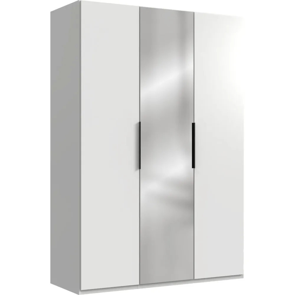 Kleiderschrank Sanko Weiss Holz 150 cm 58 cm 216 cm - Material: Holzwerkstoff - Kleiderschrank