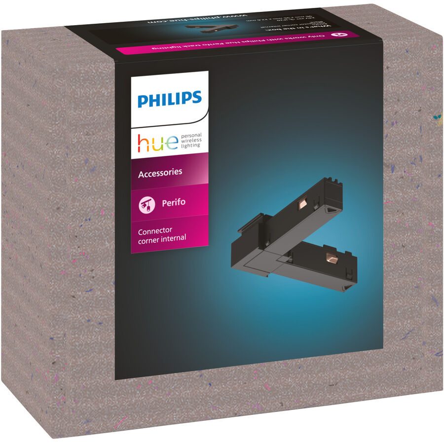 Philips Hue Hue Perifo Eckverbindungsstück schwarz - Material: Kunststoff - Verbindungsstück