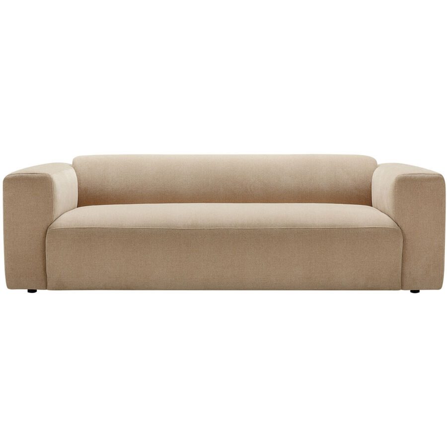 Sofa Emma Beige Polyester 110 cm 68 cm - Sofa