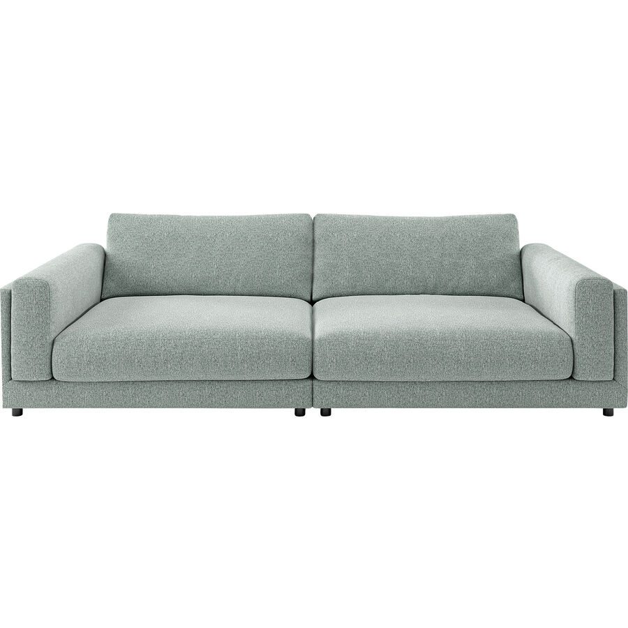 Sofa King Grün Stoff 294 cm 150 cm - Farbe: Sage - Sofa