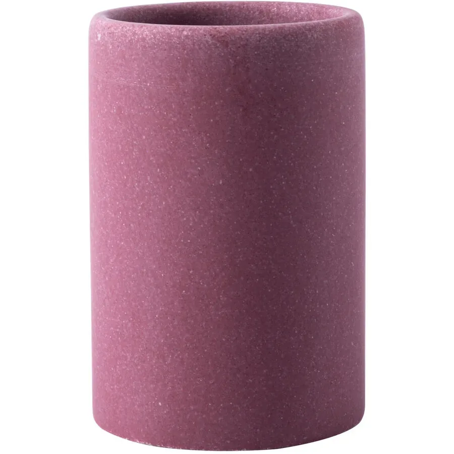 Zahnbecher Romy Rot Naturstein 7 cm 10 cm - Material: Marmor - Zahnbecher