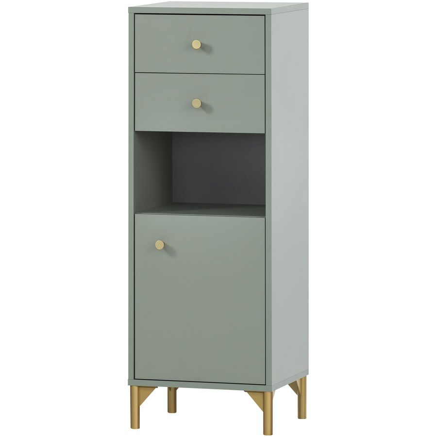 Highboard Joachim Grün Holzwerkstoff 40.3 cm 114.4 cm - Farbe: pistazie - Highboard