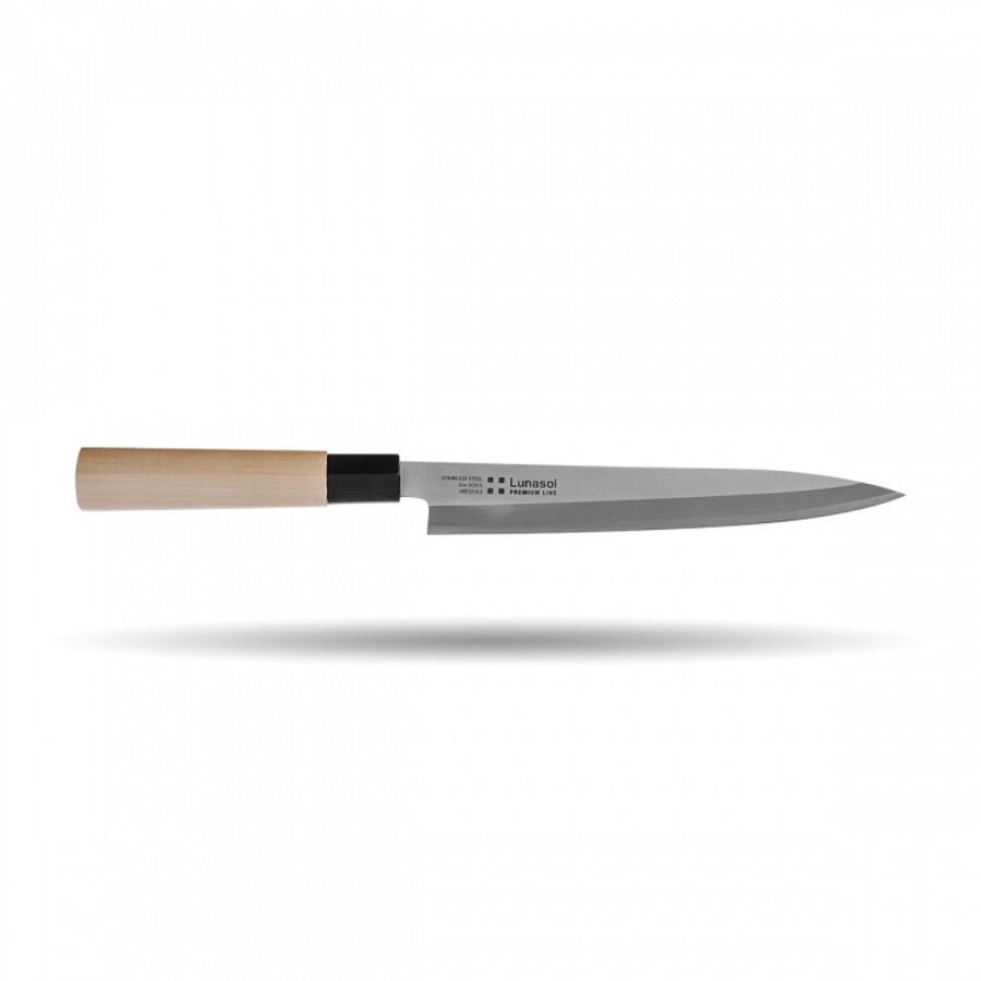 Sola Sushimesser S-Art Grau Edelstahl 21 cm - Farbe: chrom - Sushimesser