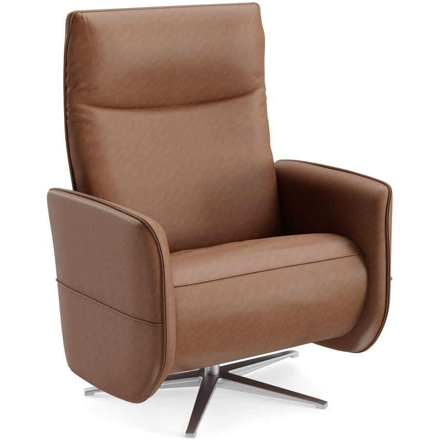 Relaxsessel Lidja Leder 94 cm 170 cm - Farbe: Tabak - Möbel Konfigurator: Traummöbel individuell zusammenstellen - Relaxsessel